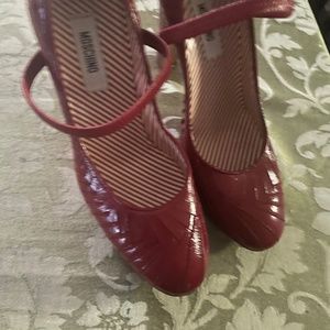 Vintage moschino red candy shoes